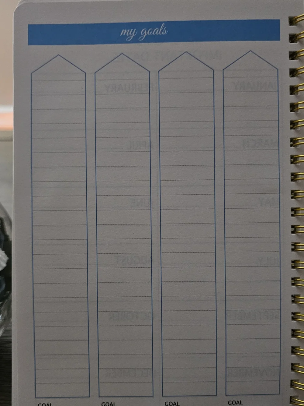 2025-2027 Floral Spiral Planner - Enjoy The Little Things